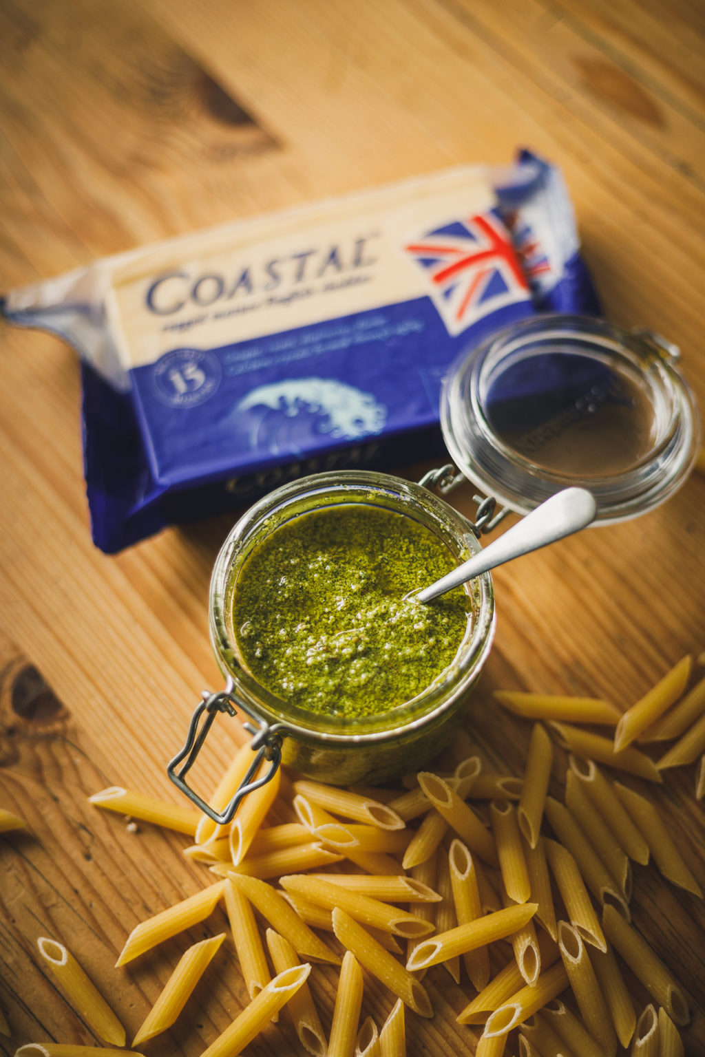 Pesto and cheese image